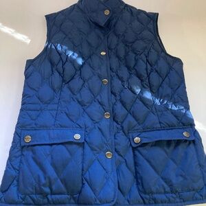 Vintage 90s Women's Eddie Bauer Goose Down Vest-Blue-Size Small Seattle